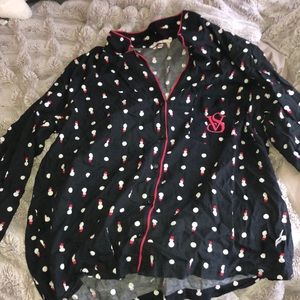 Button down Victoria’s Secret pj shirt